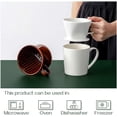 thumbnail image 4 of Coffee Dripper Ceramic Coffee Dripper Reusable Pour Over Coffee Dripper Coffee Dripper Set Coffee Dripper Glass, 4 of 5