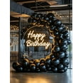 thumbnail image 6 of Black Balloons Latex Party Balloons - 100 Pack 12 inch Round Helium Balloons for Black Themed Wedding Graduation Anniversary Birthday Party Backdrop Prom Send off Decorations 2025, 6 of 11