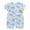 W368-Blue, variant on UAYOTSE Baby Cotton Jacquard Double Button Climbing Suit Is Simple and Fashionable,Sizes 0-6 Months