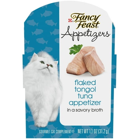 UPC: 0050000543649 | Fancy Feast Tuna Flavor Broth Wet Cat Food for Adult Grain-Free 1.1 oz. Trays (10 Count)