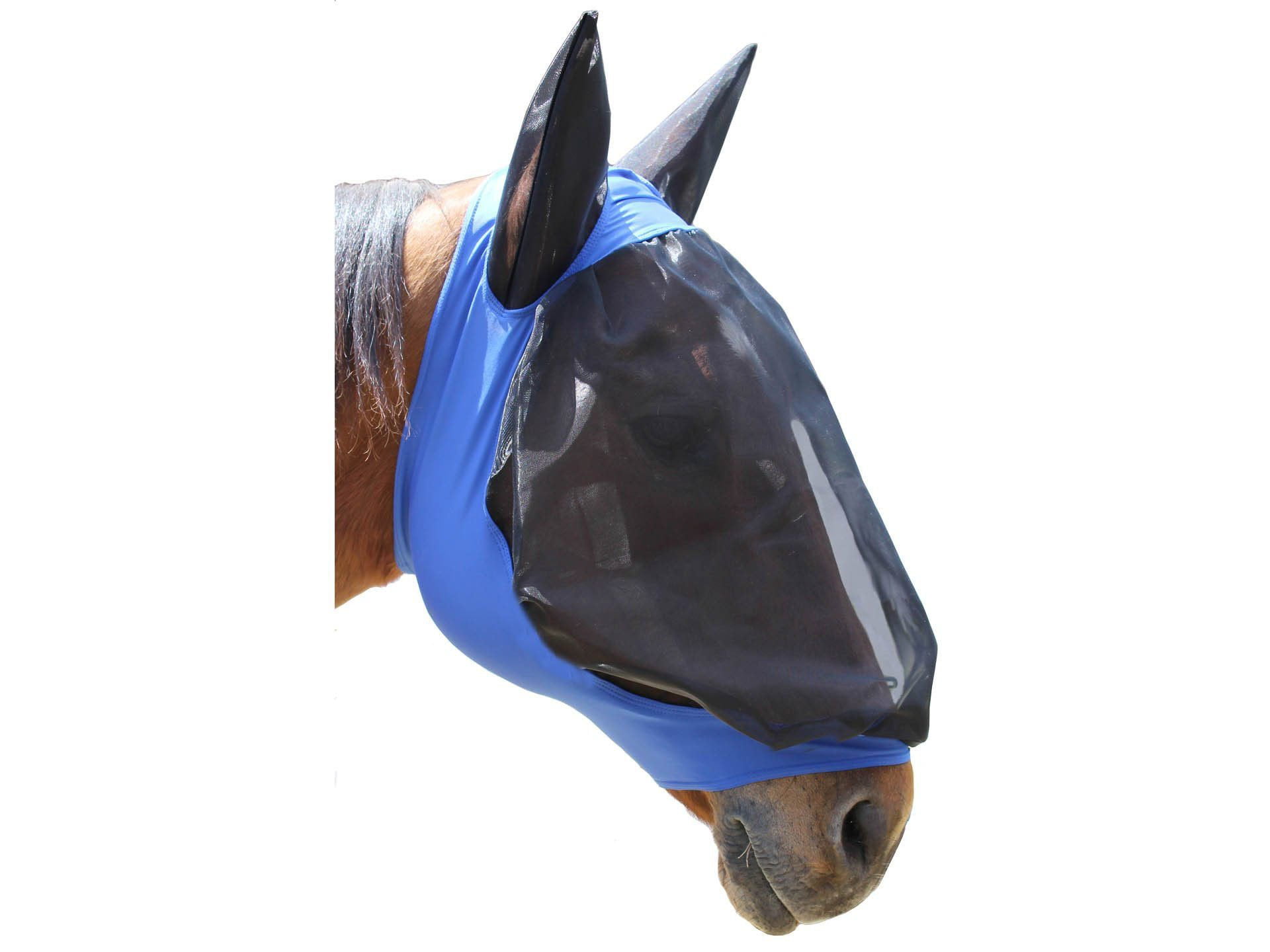 Multiple Colors & Sizes Derby Originals Uv-Blocker Extra Comfort Soft Mesh Lycra Horse Fly Mask with Ears Our Soft 4 Way Stretch Design Is Easy On Sensitive Ears & Eyes 