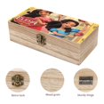 thumbnail image 3 of Elena de Avalor Caja Organizadora de Madera Rústica - Caja Decorativa Multifuncional para Escritorio, Hogar, Oficina, Joyas y Manualidades, 3 of 6