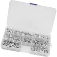 thumbnail image 3 of shiyou-Solid Rivets, 350 pcs Flat Head Aluminum Solid Rivets Multi-Size M4 Rivets 4/6/8/10/12/16 / 20mm, 3 of 4