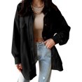 thumbnail image 1 of Blusa holgada de pana VICHYIE para mujer, 1 of 7
