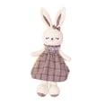 thumbnail image 3 of Soft Checkered Dress Rabbit Plush Toy - Cute Easter Stuffed Doll | Kids Gift Home Decor Bunny Plush Toy, 3 of 7