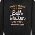 thumbnail image 3 of Yellowstone - Best Graphics - Women's Lightweight French Terry Long Sleeve Shirt, 3 of 6