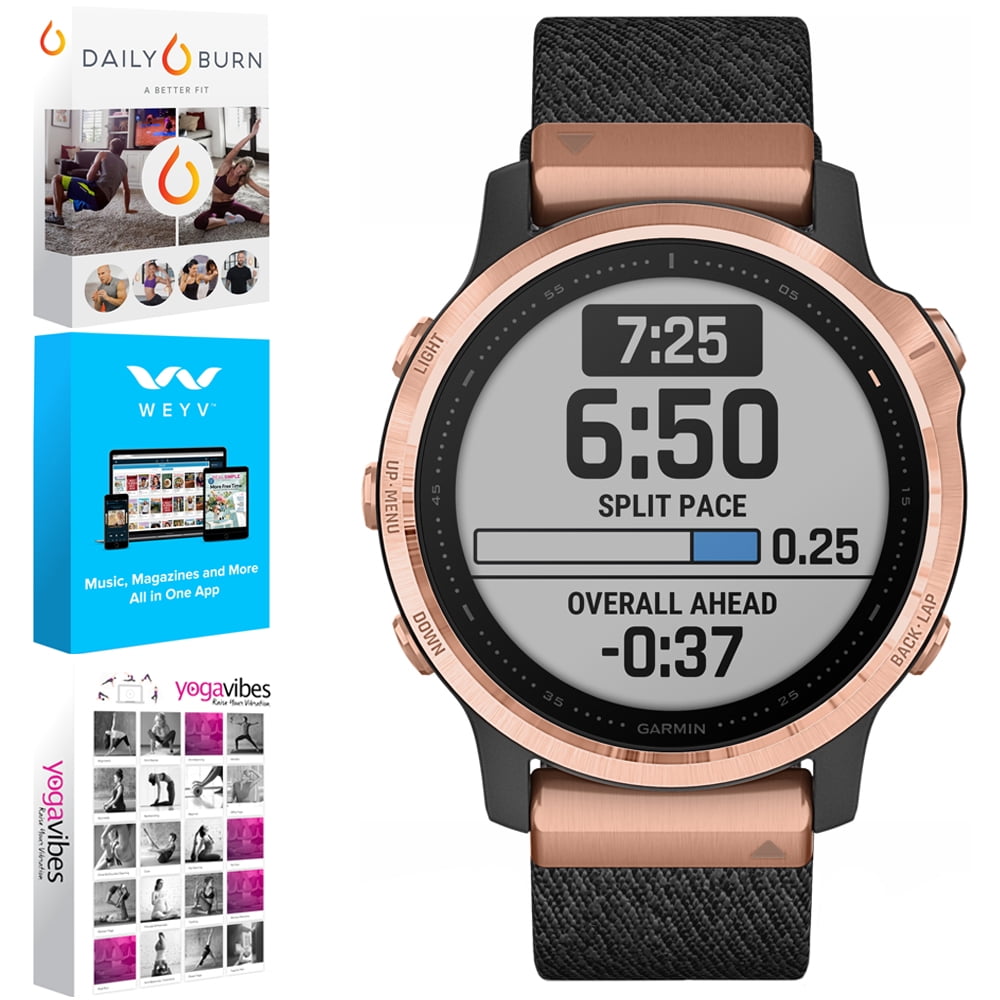 Garmin Garmin 0100215936 Fenix 6S Sapphire Multisport GPS