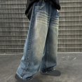 thumbnail image 6 of JLMSPLWG Boys Baggy Barrel Jeans Kids Elastic Waisted Pants Personalized Trendy Denim Pants for Teens Distressed Retro Trousers Boys Clothes, 6 of 8
