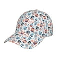 thumbnail image 1 of Balery Nautical And Pirate Owls Gorra de béisbol de tamaño ajustable para correr, entrenar y actividades al aire libre. Gorra de papá para todas las estaciones., 1 of 6