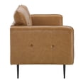 thumbnail image 2 of Modway Cameron Tufted Vegan Leather Sofa in Tan, 2 of 10