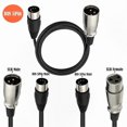 thumbnail image 2 of XLR Male to 5-Pin MIDI Cables for o Gear Connection with XLR Connectors, 2 of 5