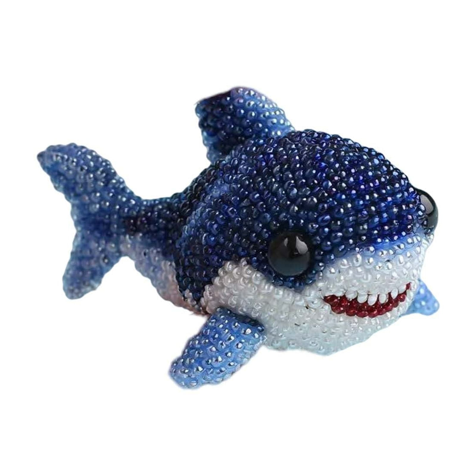 Lwlmwt Beginner Bead Embroidery Kit Perfect for beginners and craft enthusiasts Hand-sewn Marine Creatures Bead Embroidery Kits Exquisitely charming, ideal for gifting