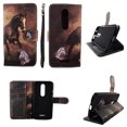 thumbnail image 1 of Brown Horse Wallet Folio Case for Motorola DROID Turbo 2 Fashion Flip PU Leather Cover Card Cash Slots & Stand, 1 of 2