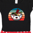 thumbnail image 3 of Inktastic Noodle Bowl Japanese Cute Ramen Kawaii Gift Toddler Girl Dress, 3 of 4