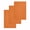 Orange, variant on Orange Morocco Kitchen Dish Towels for Drying Dishes Set of 3, Geometric Leaf Diamond Lattice Abstract Waffle Weave Microfiber Hand Tea Bathroom Towels Quick Dry & Absorbent Towel 15.7x23.6
