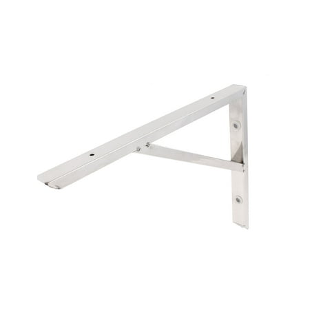 350mm Long Wall Mounting Shelf Support Angle Bracket Silver Tone 2pcs Walmart Canada