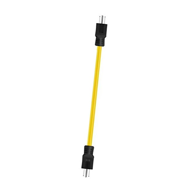 Cable De Extensión Macho Doble Con Enchufe Estadounidense, Resistente Al Agua Y Al Frío