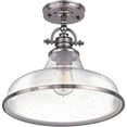 thumbnail image 3 of GRTS1714BN Quoizel Lighting Grant - 1 Light Semi-Flush Mount-Brushed Nickel Finish, 3 of 7