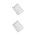thumbnail image 1 of Monedero PU Sonducket para mujer tarjetero corto Diseño bloqueo moda billeteras estilo japonés gran capacidad Blanco 2piezas, 1 of 6