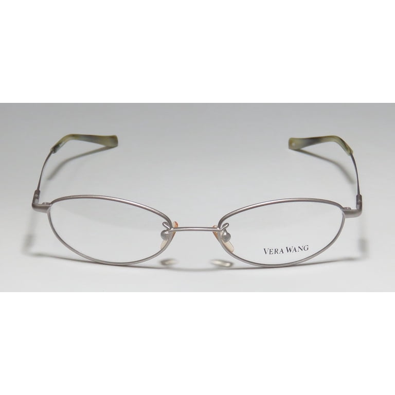 NEW VERA WANG V01 WOMENS/LADIES OVAL FULL-RIM SILVER CLASSIC  display picture 1