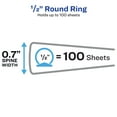 thumbnail image 4 of Flexi-View 3 Ring Binder, 0.5" Rings, Assorted, Color Varies, 1 Binder, 4 of 9