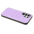 thumbnail image 3 of Magnetic Case for Samsung Galaxy S24 Ultra Luxury Premium PU Leather [Compatible with MagSafe] Shockproof Slim Anti-Scratch Dust-Proof Lightweight Phone Cover For Samsung Galaxy S24 Ultra,Purple, 3 of 5