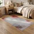 thumbnail image 2 of ODIKA 5'x7' Washable Area Rug Non-Slip, Low Pile, Stain Resistant Bathroom Frame Abstract Watercolor Splash Border Top Stairs Hallway for Guest Room, Lounge, Apartment, 2 of 7