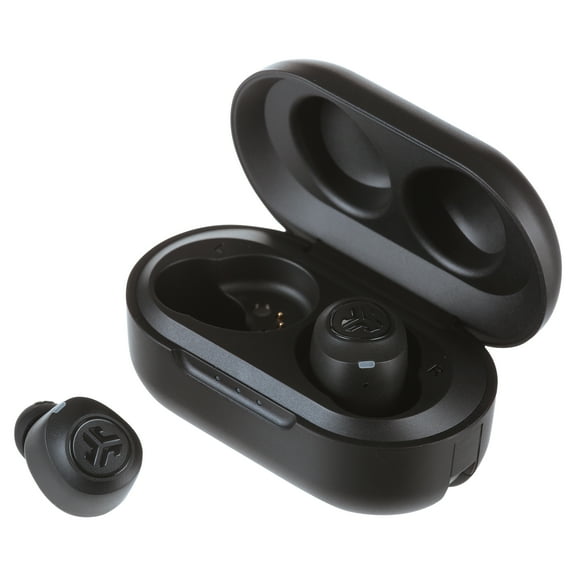 JLab Audio JBuds Air True Wireless Signature Bluetooth Earbuds Charging Case - IP55 Sweat Resistance - Bluetooth 5.0 Connection - 3 EQ Sound Settings: JLab Signature, Balanced, Bass Boost