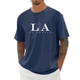 thumbnail image 5 of Plus Size T Shirts for Men Designs Trendy Loose Fit Crew Neck Holiday Tees Clothes Short Sleeve Performance Tee for Gym Tennis, 5 of 5