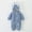 Light blue, variant on Baby Fleec𝖾 Jumpsuit Boy Girl Bun𝗇y Ears Hood Jumpsuit Sher𝗉a 𝖱omper Zipper Toddler Kids Snowsuit Warm Winter Outwear