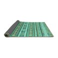 thumbnail image 2 of Ahgly Company Indoor Rectangle Abstract Turquoise Blue Modern Area Rugs, 3' x 5', 2 of 4