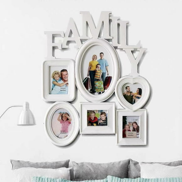 family photo frame combination, wall hanging photo wall, children's photos, photo collage, wall hanging display, family photo frame, wall decoration