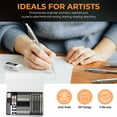 thumbnail image 7 of Nicpro 37PCS Art Mechanical Pencil Set, Metal Drafting Pencils 0.5 mm, 0.7 mm, 0.9 mm & 2mm Lead Pencil Holder (6B 4B 2B HB 2H 4H Colors) For Sketching Drawing With 20 Tube Lead Refills Eraser Case, 7 of 7