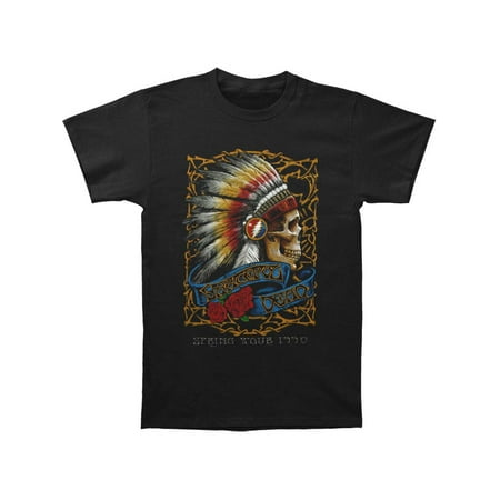 Grateful Dead Men's  Spring Tour 90 T-shirt Black