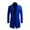 Blue, variant on Trench Coat Men Single Breasted Wool Blend Coat Mid Length Pea Coat Notch Lapel Jacket Business Casual Overcoat Army Green XXL(XXL)