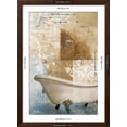 thumbnail image 5 of Art.com Bathroom and Ornaments I Art Print by Patricia Pinto, Brown Frame Wall Art, 32" x 44", 5 of 5