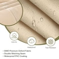 thumbnail image 5 of Aoodor Heavy Duty Outdoor Furniture Set Cover, 600D Waterproof Oxford Patio Sectional Set Cover Covers with Air Vents for for Patio General Purpose Furniture, 140"L x 88"W x 32"H, 5 of 9