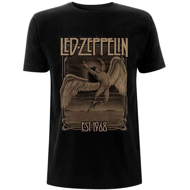 T-Shirt Unisexe Led Zeppelin Délavé Chute