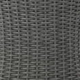 thumbnail image 6 of Christopher Knight Home 17.5" Round Outdoor Patio Side Table with Wood Top, Wicker Base, Gray + Natural, 6 of 10