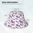 thumbnail image 5 of Kdxio Reflective Bucket Hat - Orchids Flowers Print Bucket Hat for Men,Women, 5 of 9