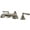 Brushed Nickel, variant on Kingston Brass KS4301HL Metropolitan Two-Handle Deck Mount Roman Tub Faucet, Polished Chrome