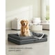 thumbnail image 2 of Cama Ortopédica para Perros, Sofá, Cama para Mascotas, Funda Extraíble y Lavable, 106 x 80 x 20 cm, Gris Oscuro MPGW077G01, 2 of 5