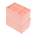 thumbnail image 1 of FENGGUIQU 2Pcs Multifunctional Storage Organizer Desktop Drawer Organizer Pink Organization For Classroom, 1 of 7