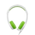 thumbnail image 6 of BuddyPhones School+, On-Ear Wired 85dB Volume Limiting Educational Kids Headphones with Detachable Boom Mic, Foldable, Audio Sharing Jack, Customizable Stickers, Adjustable Headband Size, Green, 6 of 6