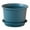 Blue, variant on Visland Plastic Planter, Plants Plastic Pots with Multiple Drainage Holes and Tray, Plastic Flower Pots Plastic Plant Pot for All Home Garden Flowers Succulents