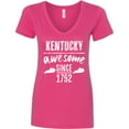 thumbnail image 3 of Inktastic Kentucky is Awesome Since 1792 Women's V-Neck T-Shirt, 3 of 5