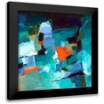 thumbnail image 1 of Fagan, Edie 20x20 Black Modern Framed Museum Art Print Titled - Blue Aerial II, 1 of 5