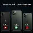 thumbnail image 2 of for iPhone 11 Pro Max Case for Women（6.5 inch），Very Shiny Luxury Bling Phone Case with 3D Glitter Sparkle Crystal Rhinestone Diamond Gems on Hard Reflective PC Back Cover for Girls（Black）, 2 of 7