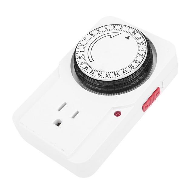 24 Temporizador Mecánico De 24 Horas Intervalos De 15 Minutos Temporizador De Salida Mecánico Programable Para Dispensador De Agua Calentador De Agua Aire Acondicionado Olla