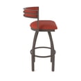 thumbnail image 4 of 861 Artemis 30" Swivel Bar Stool with Bronze Finish and Graph Poppy Seat and Back, 4 of 5
